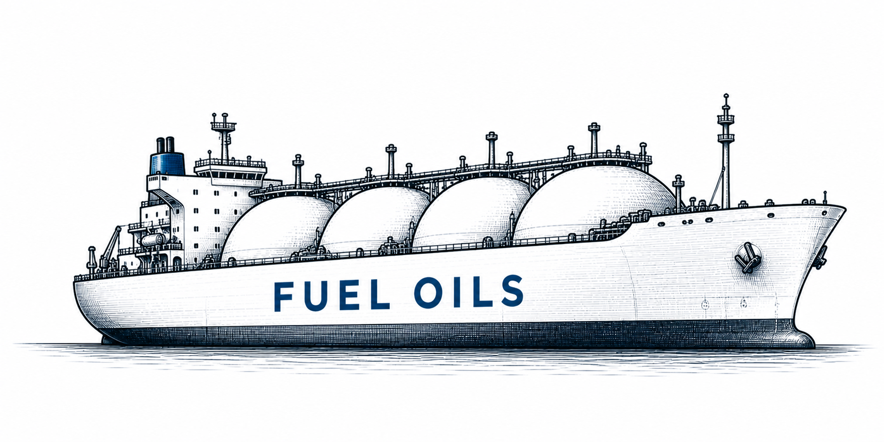 Fuel oils cargo ship